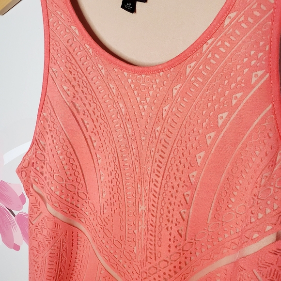 Mossimo Coral Sleeveless Maxi Dress - Picture 2 of 8